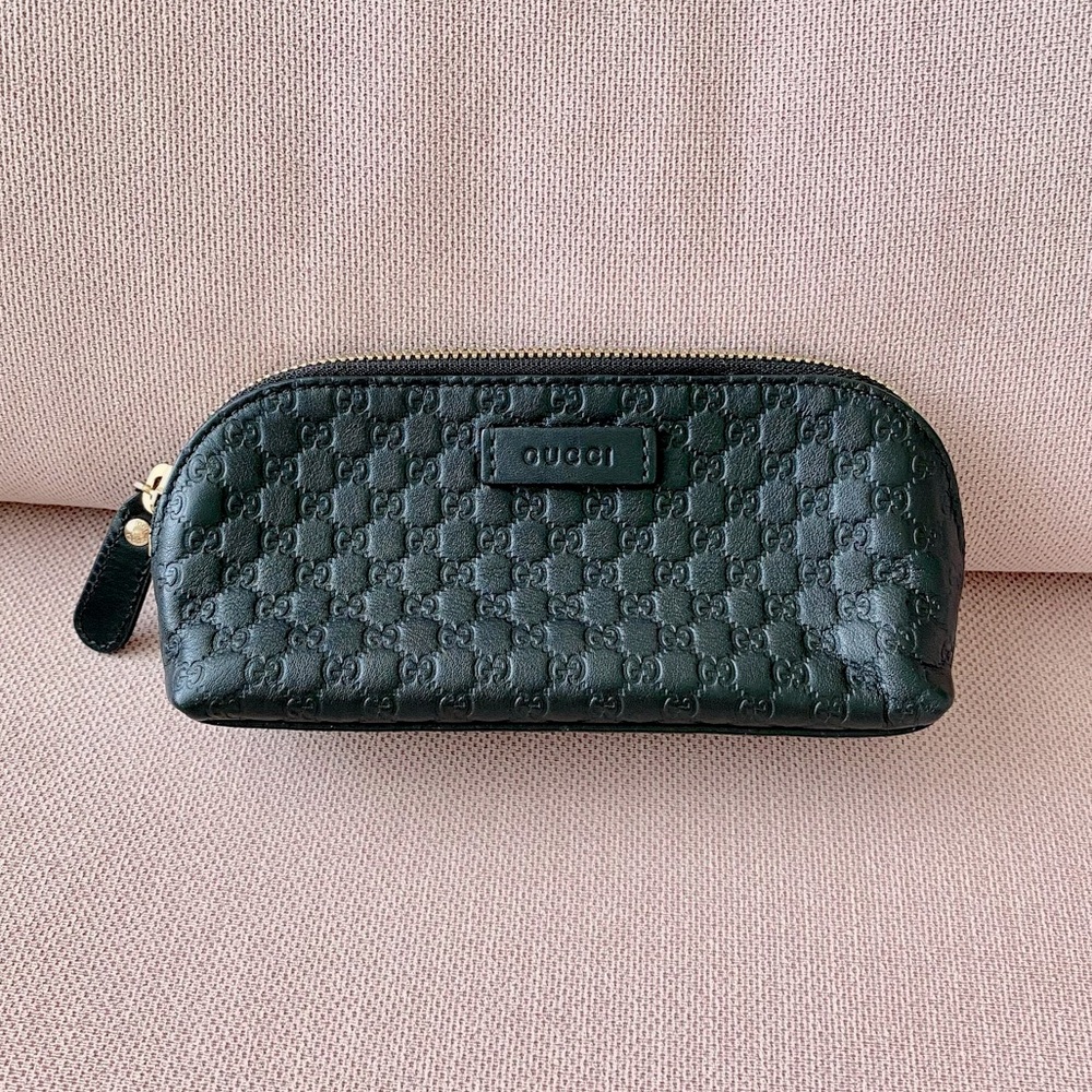 Gucci Guccissima Black Pouch